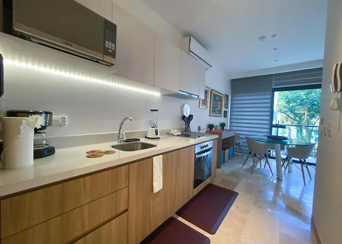 Ipana Tower B Inner Court, Quiet 1 Bedroom Apartamento Playa del Carmen